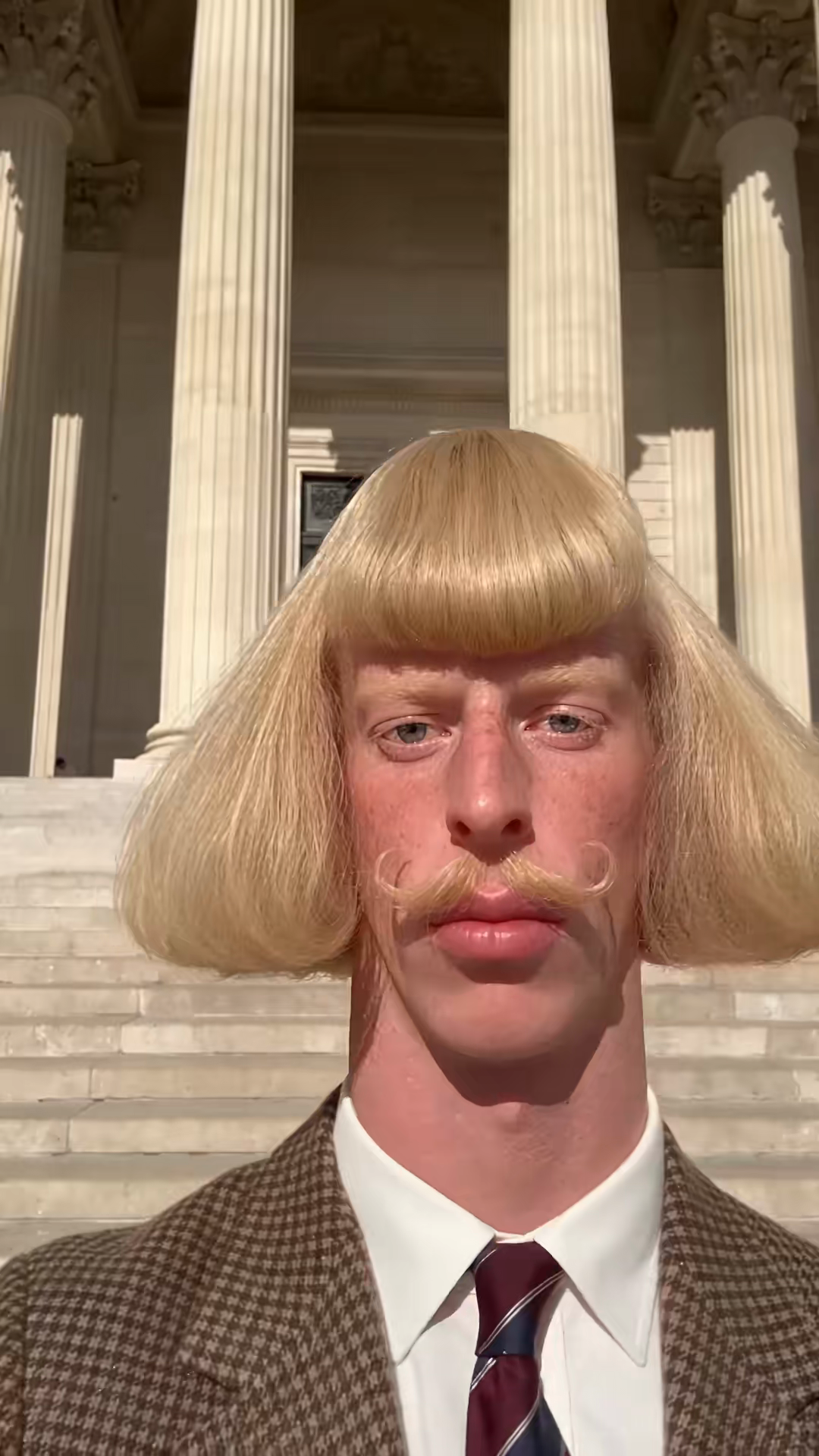 Close-up of Jean Phil at 0.15 seconds in the original reference TikTok